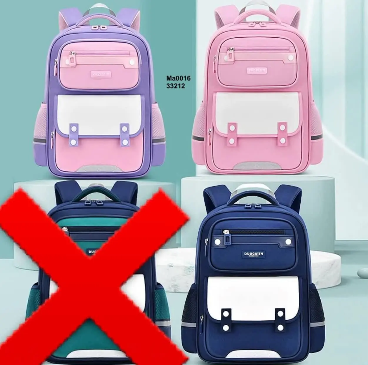 کوله پشتی دخترانه ستاره‌ای
