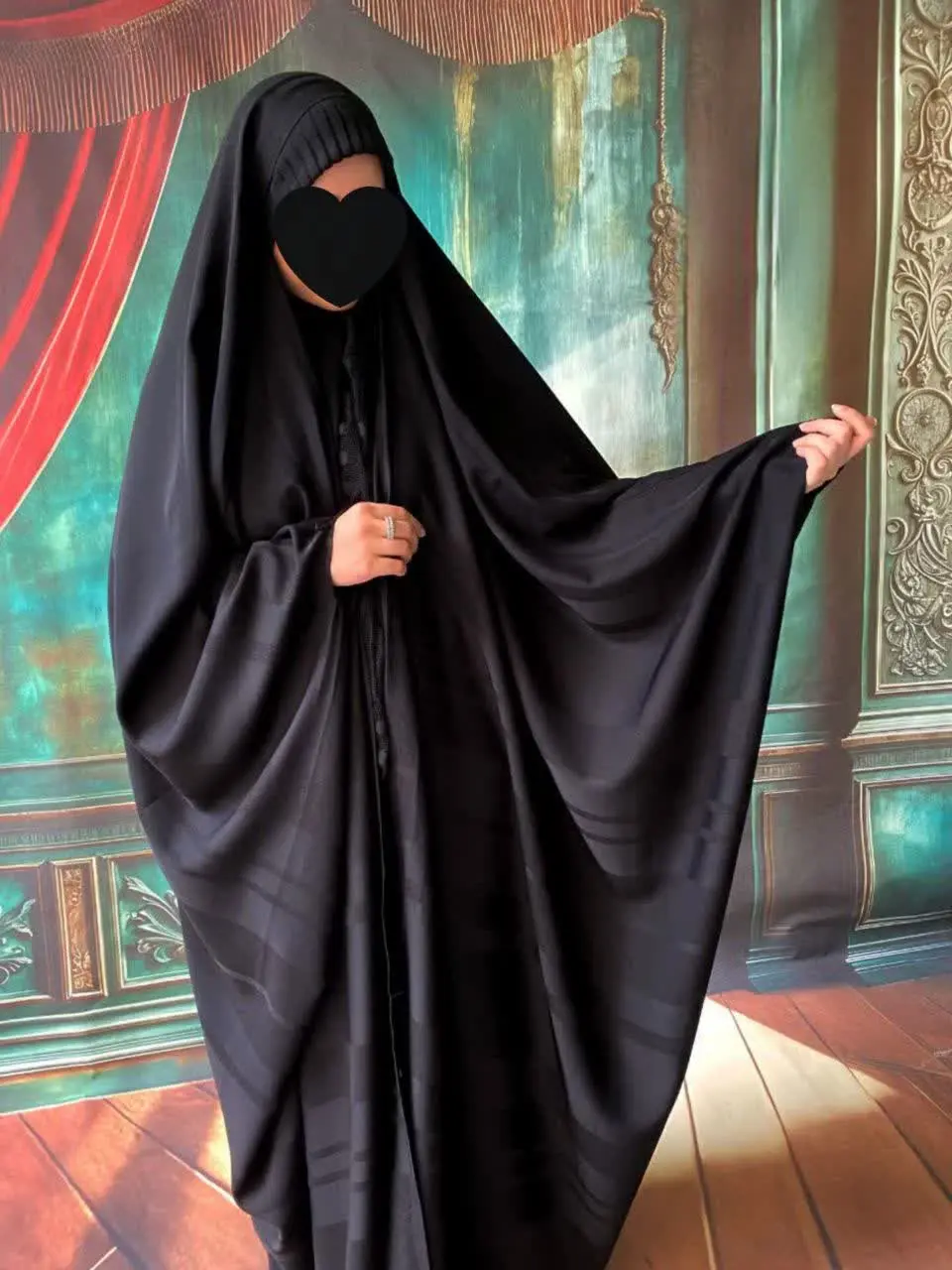 ✅📣 (چادر عربی با پارچه برلی...