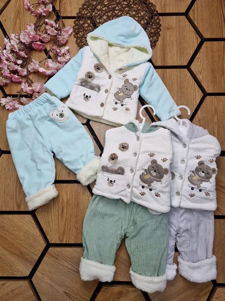 🎅کاپشن شلوار نوزادی پسرانه🧑