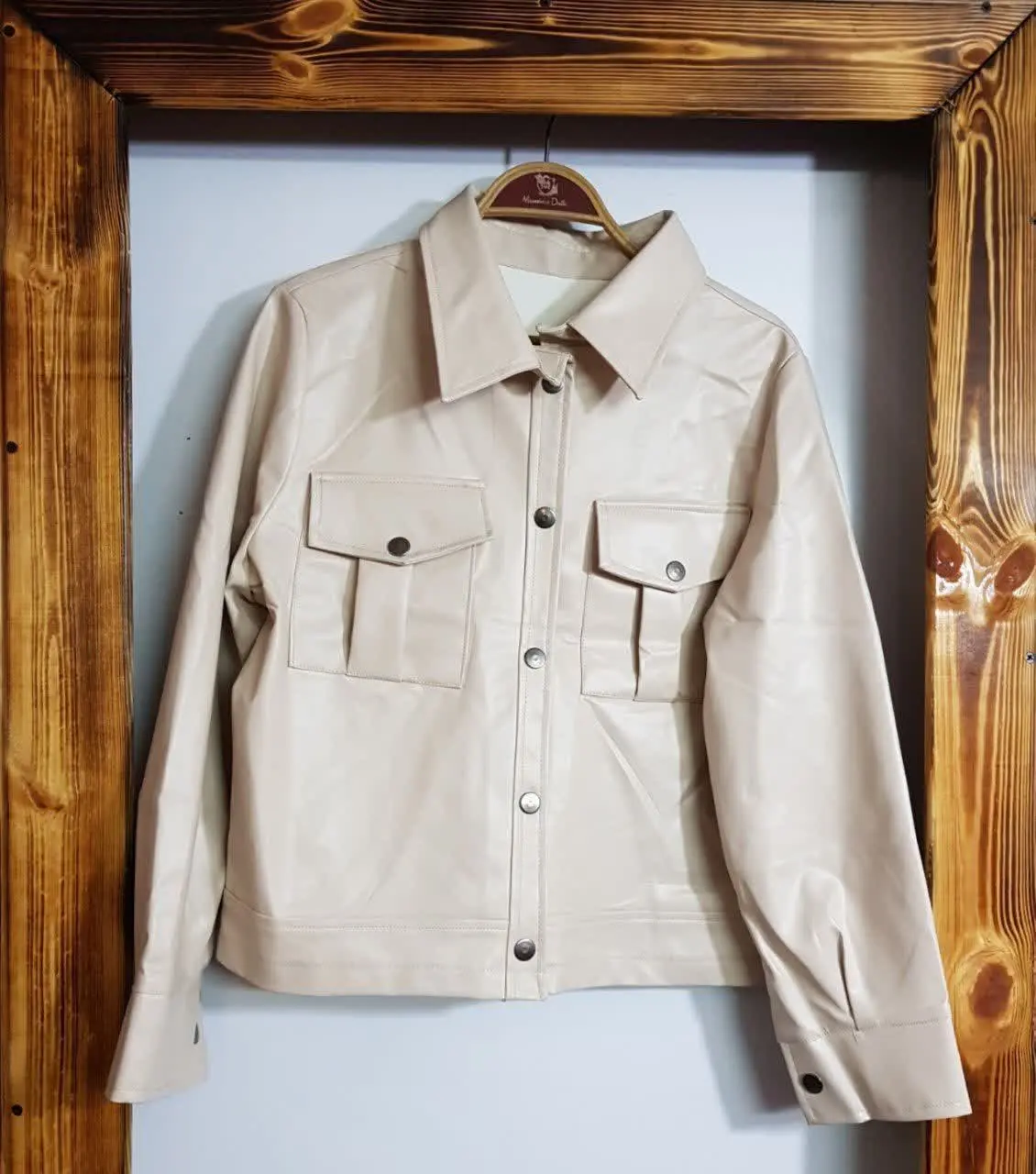 #کت مارال با جنس چرم تیرکمونی😍
