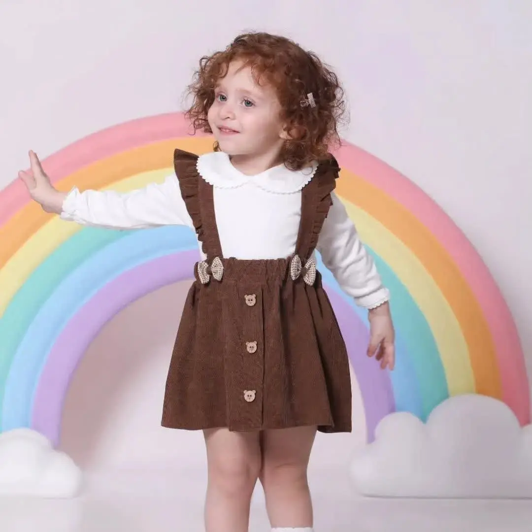 ست سارافون باله دار مخمل کبریتی
