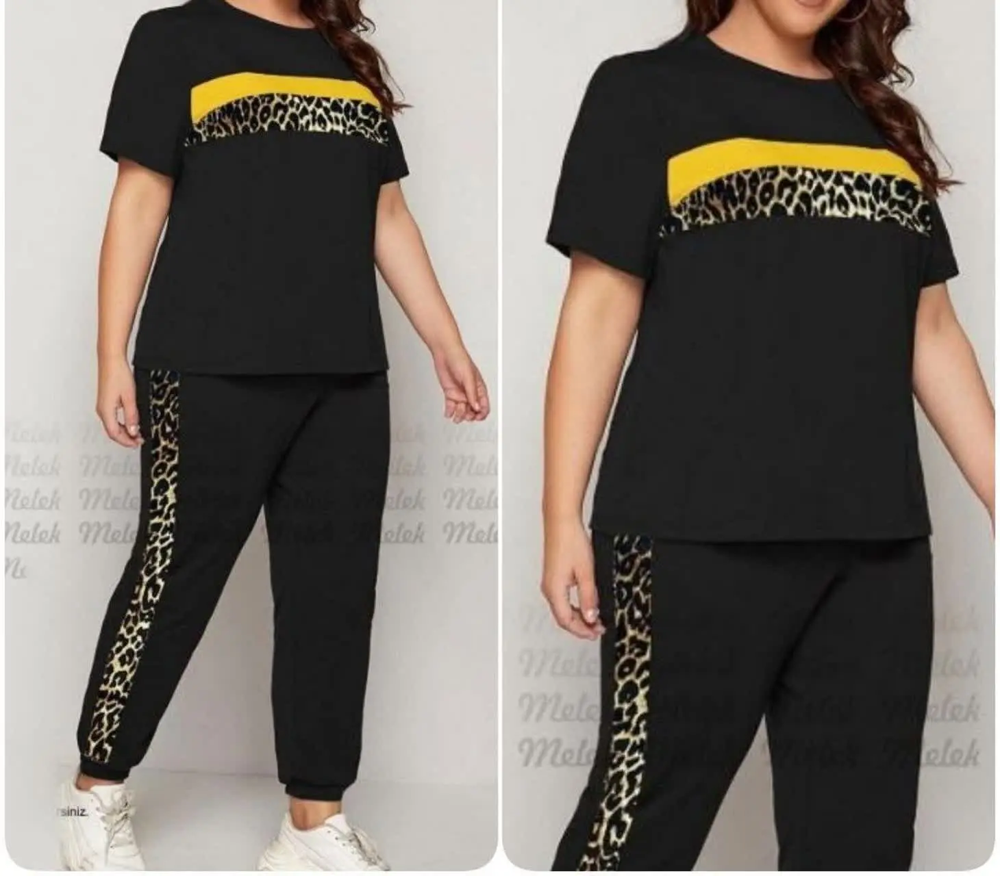 ❤️ #تیشرت_شلوار 🌺عیدااااانه 🌺مدل پلنگی
