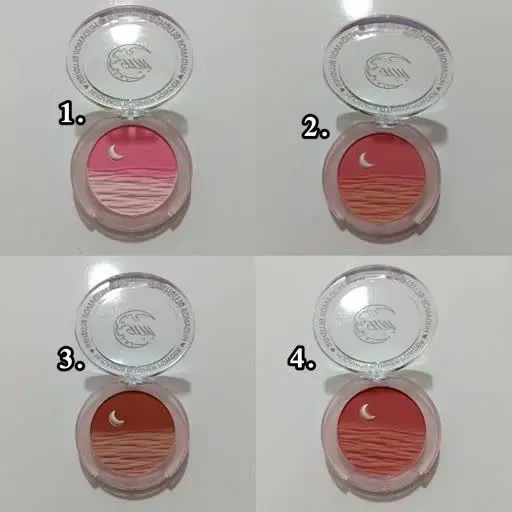 رژ گونه طرح ماه