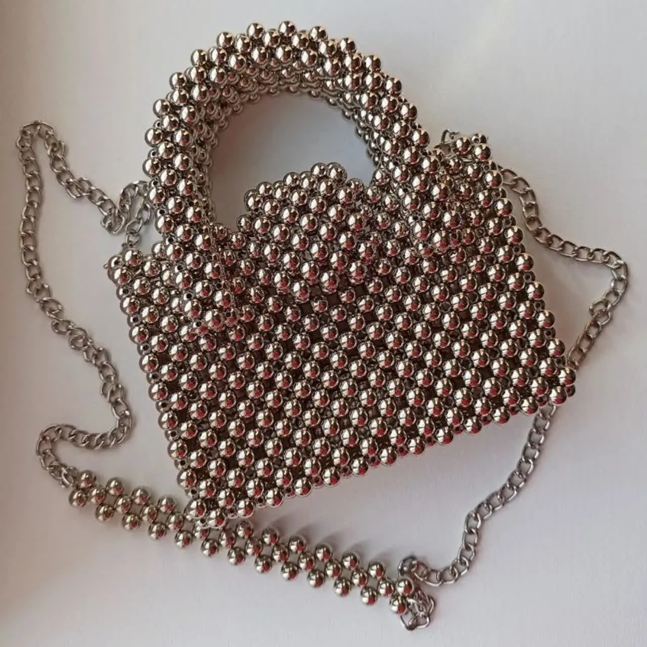 کیف کریستالی و مرواریدی افرا