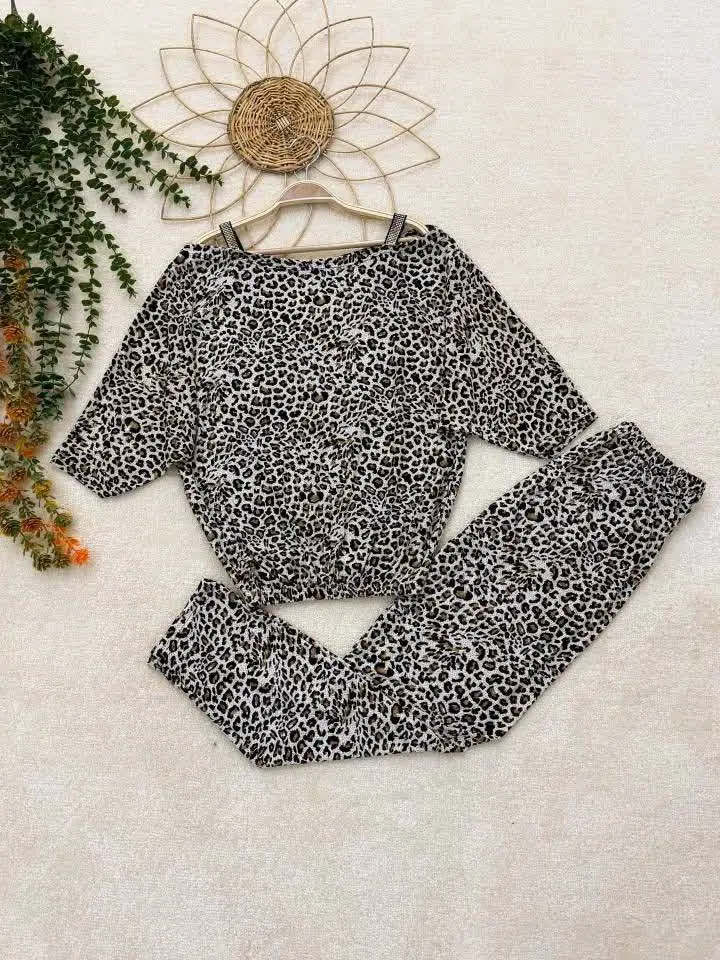 ست تونیک کیمونو و شلوار نینا