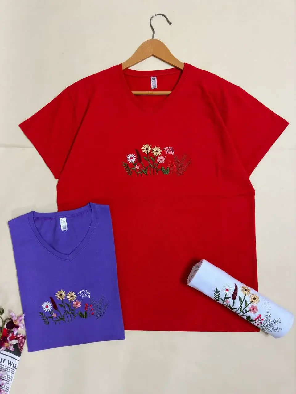 تیشرت گلدوزی 🌸
