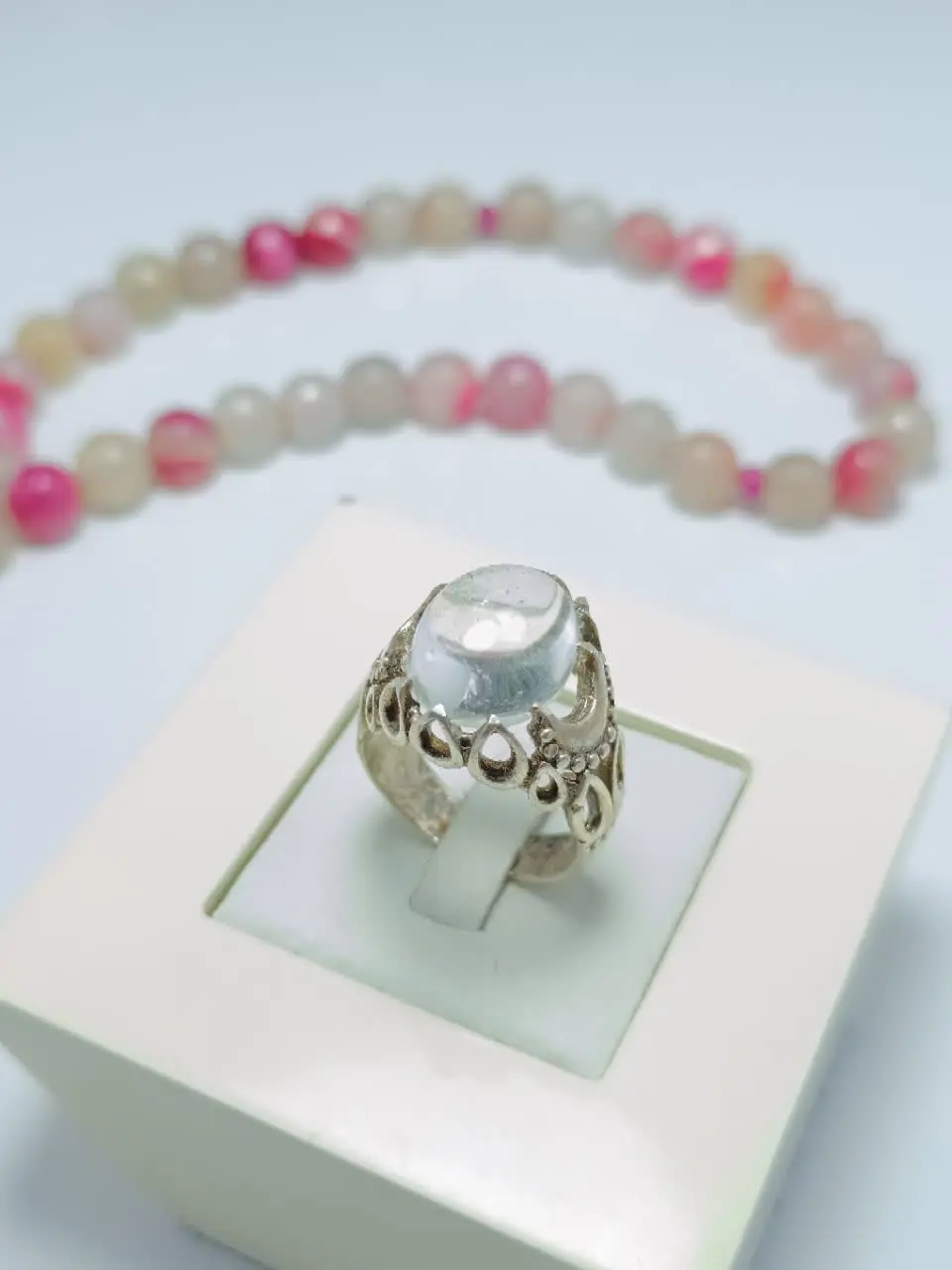 #انگشتر #نقره مردانه مدل اشکی در نجف
