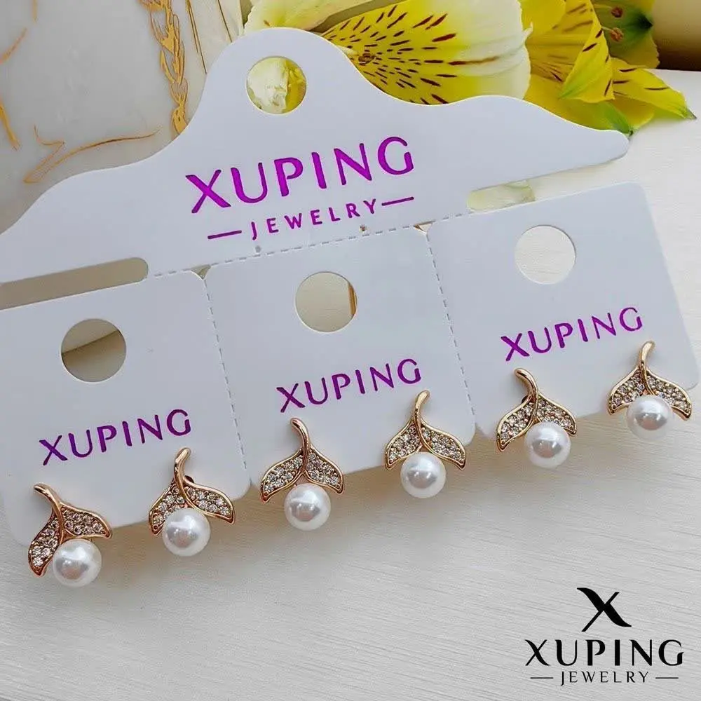 💎 گوشواره دم وال مرواریدی ب...