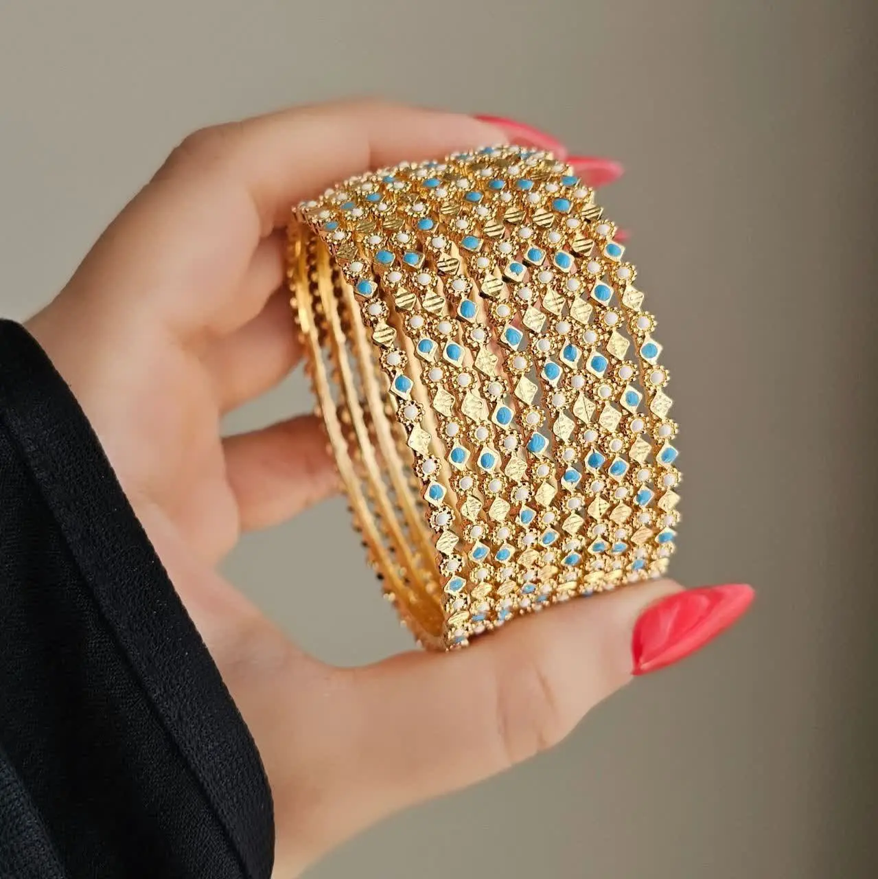 النگو اماراتی مینا کاری جدی...