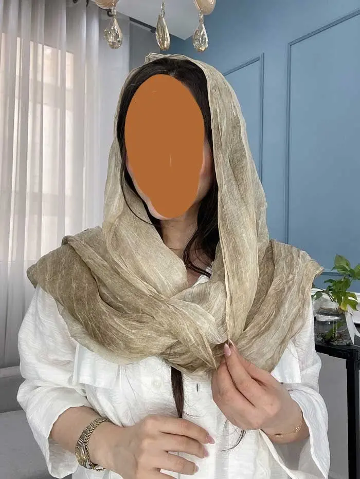 🌸 نام: شال طرح پتینه 
