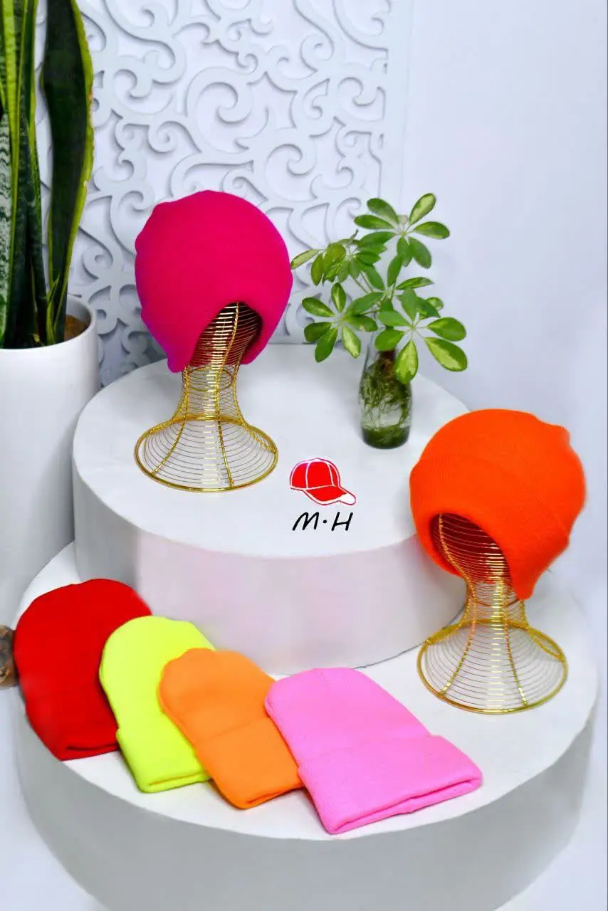 کلاه رنگی ساده نخ اعلا ✅️