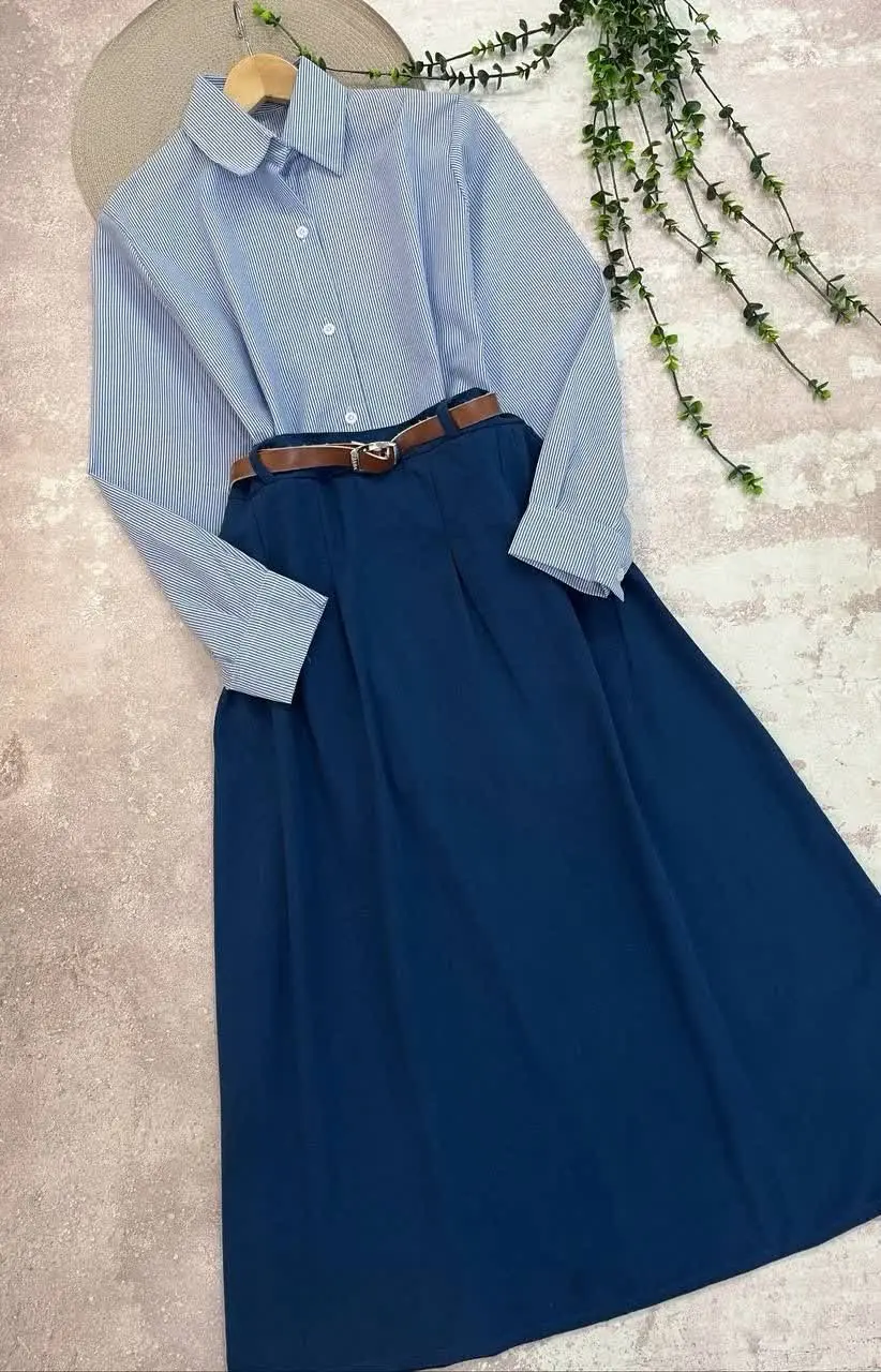 🦋نام محصول: شومیزدامن آلیسا🦋 🪼
