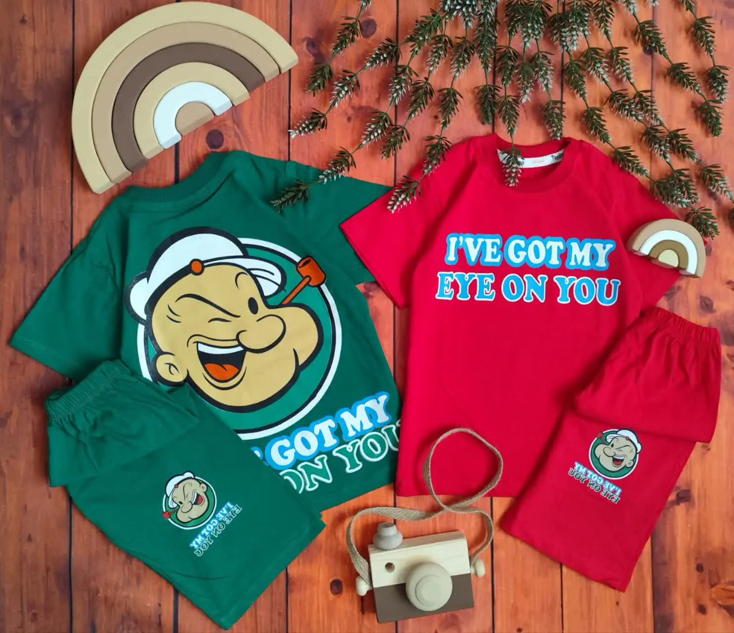 😍ست تیشرت وشلوارک ملوان زبل، جنس پنبه با کیفیت عاااالی 👌
