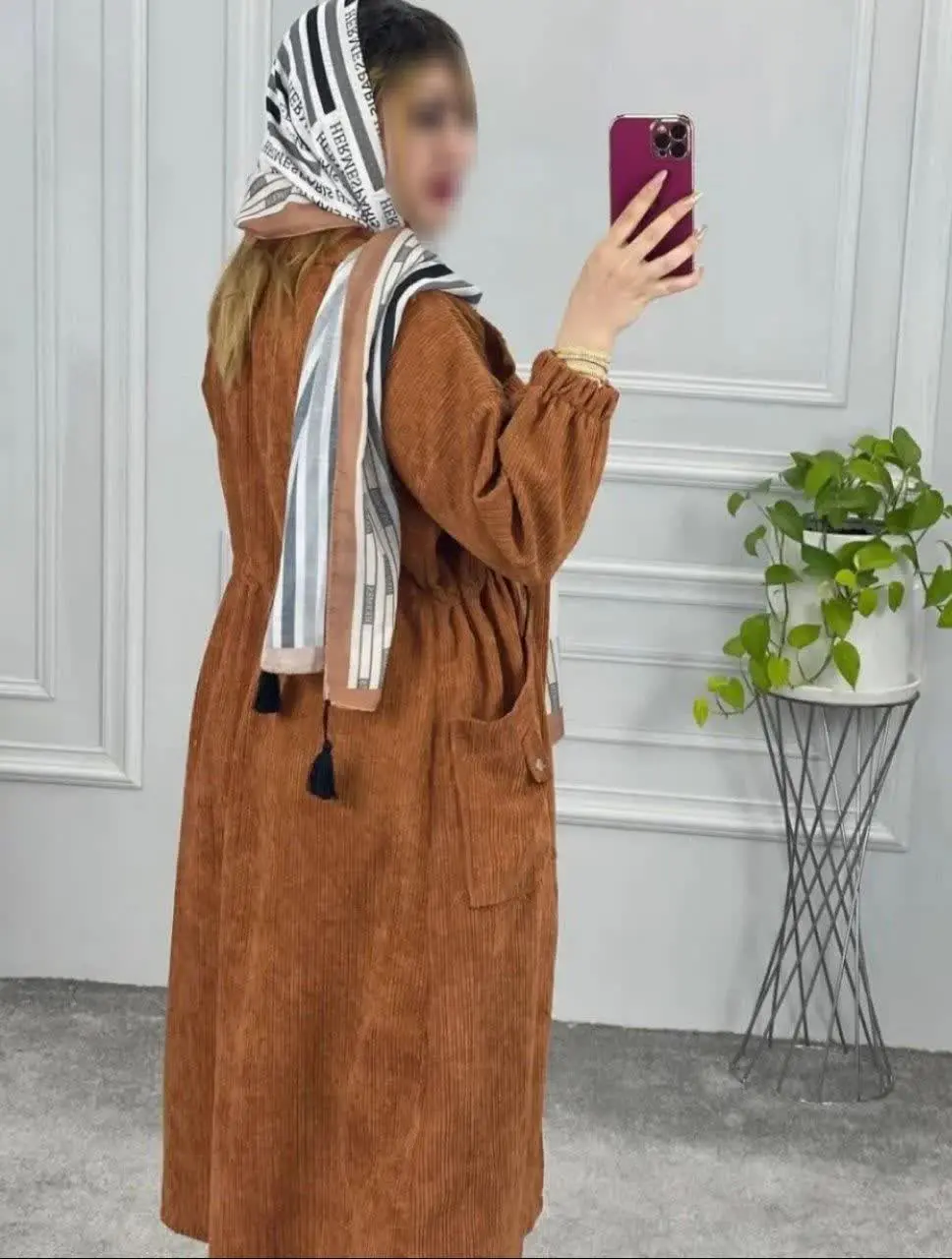 ❤️نام: مانتو بلند مدل گندم
