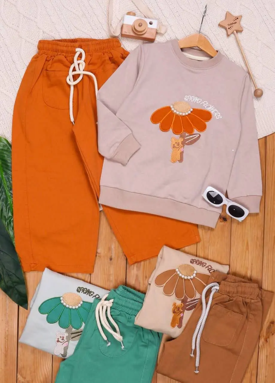 🎄بلوز و شلوار کتان بگ نیلوف...