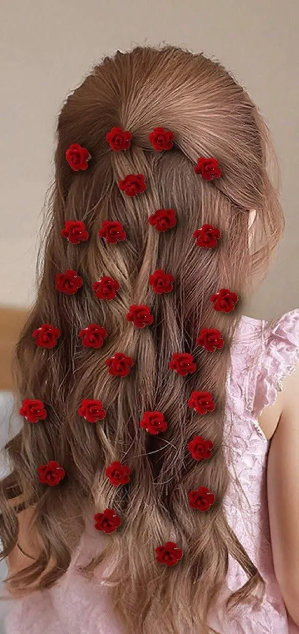 🌺 گیره قفلی رز 
