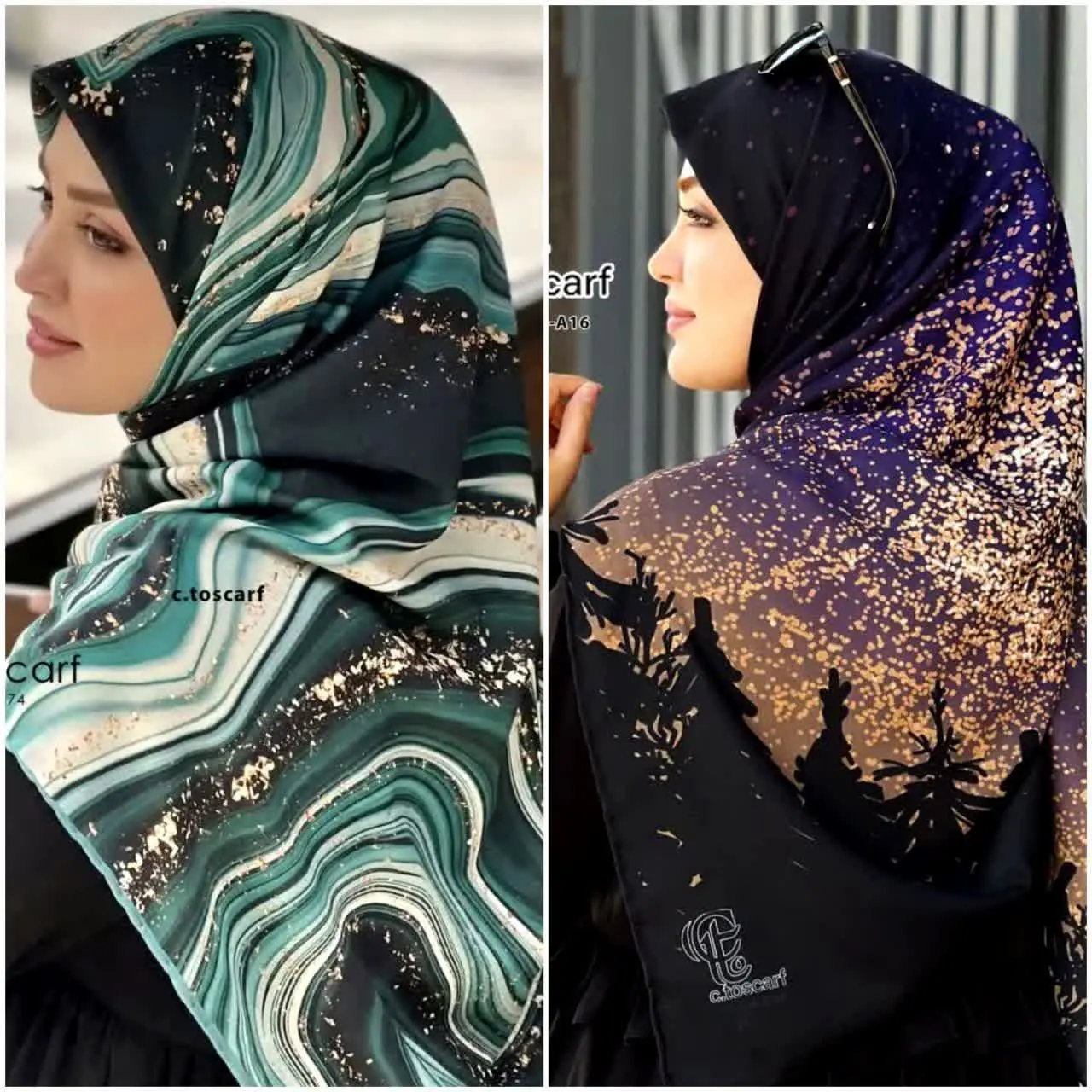 ✅️جدیدترین روسری‌های سال ۱۴۰۳😎
