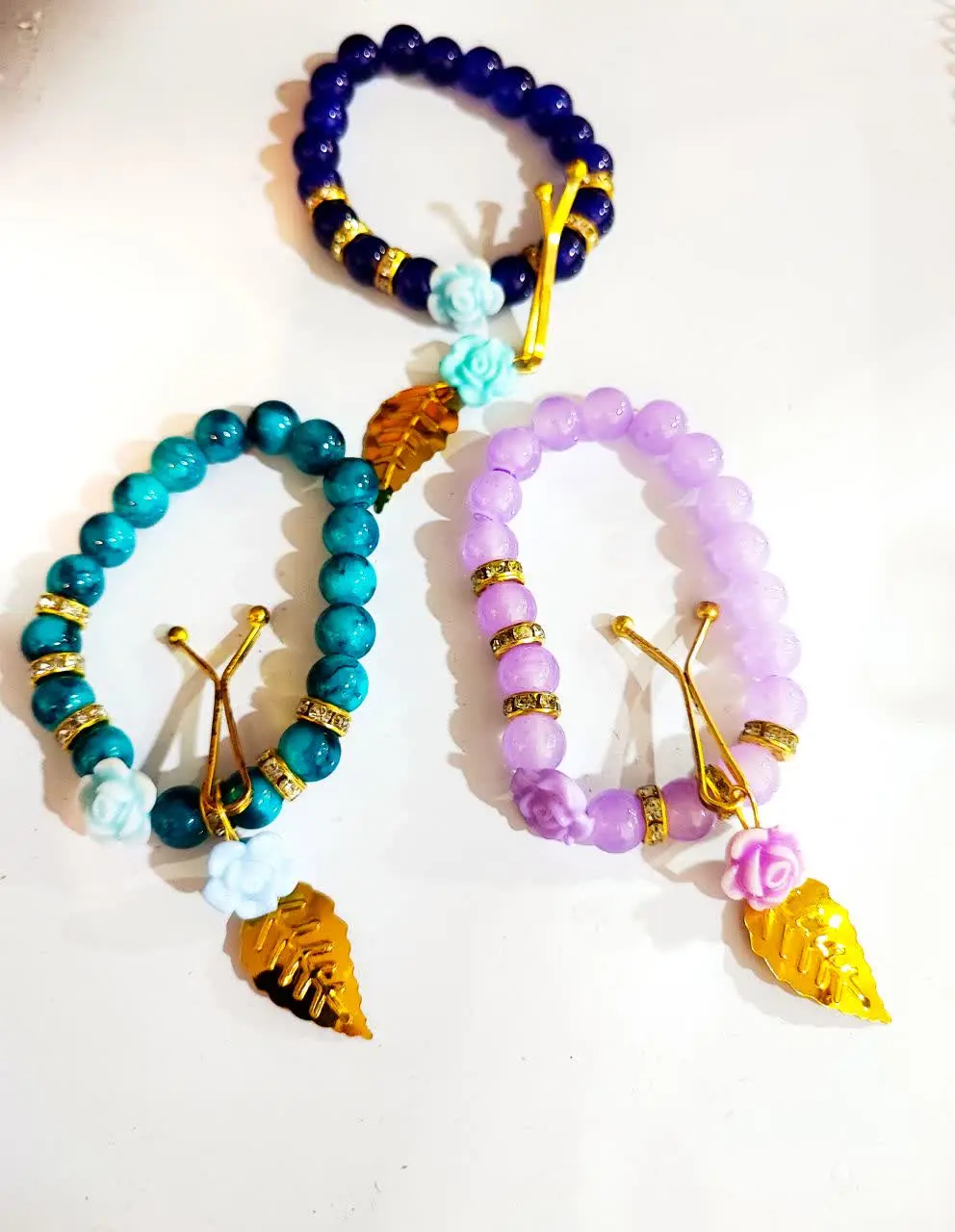 😍ست دستبند و گیره روسری🤩