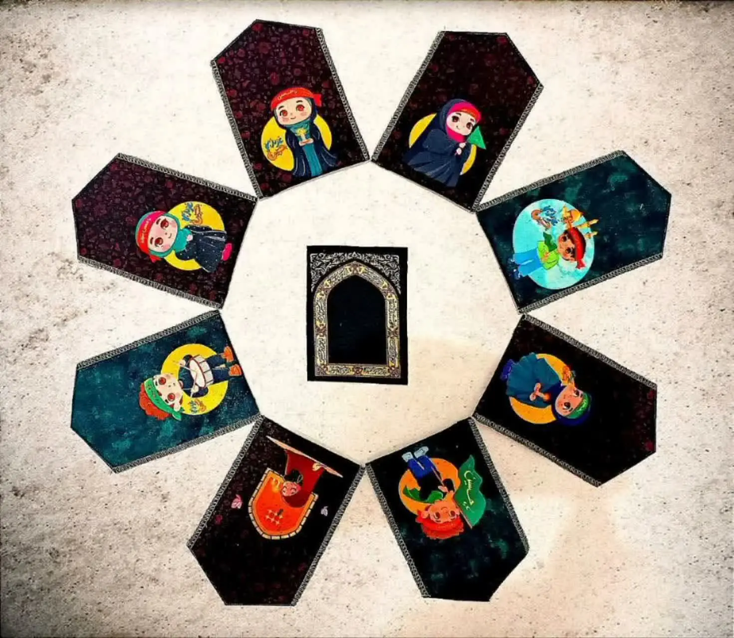 #جانماز_جیبی با کیفیت و زیبا 
