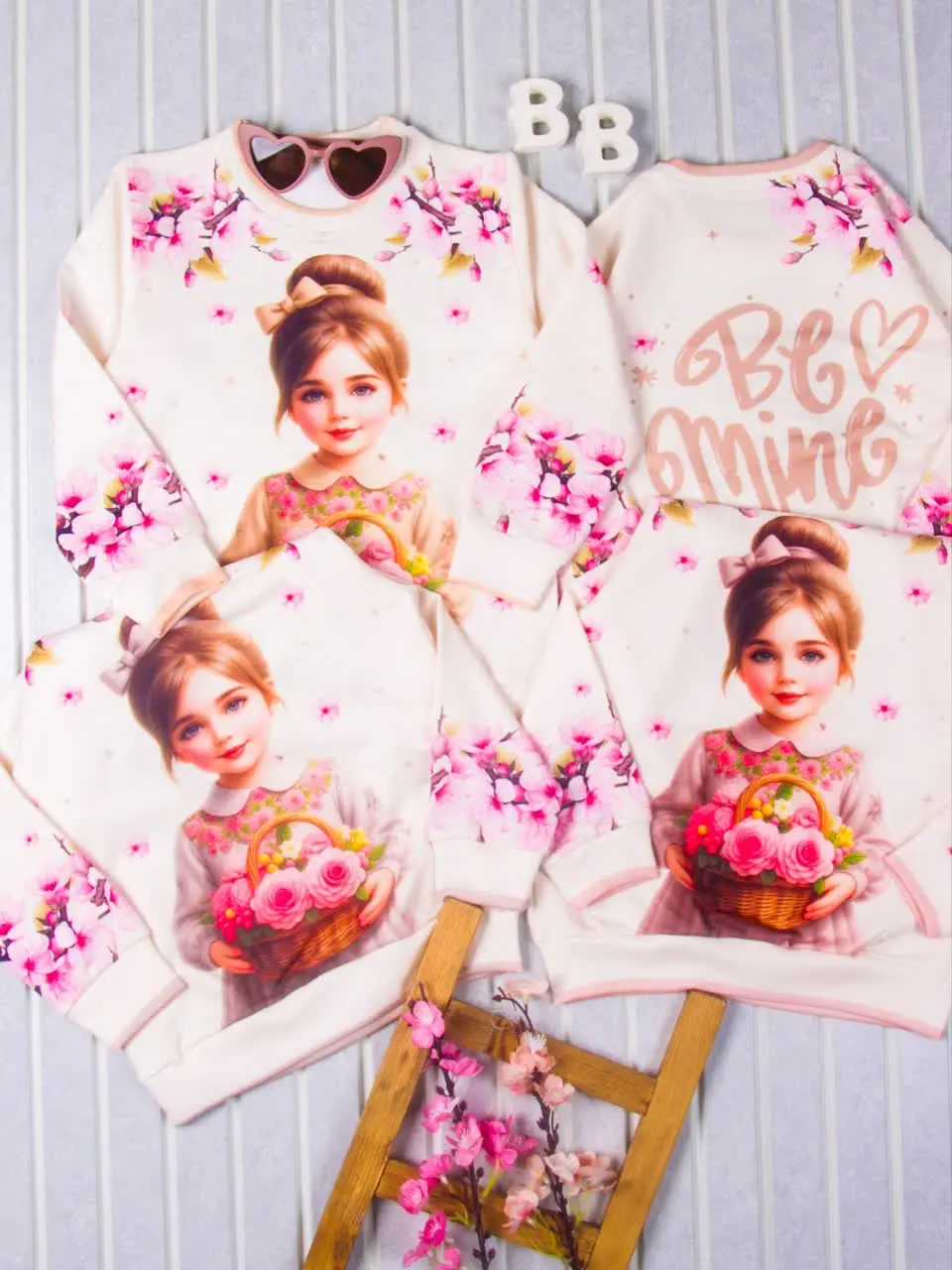 💢بلوز تک دختر سبد گل💢