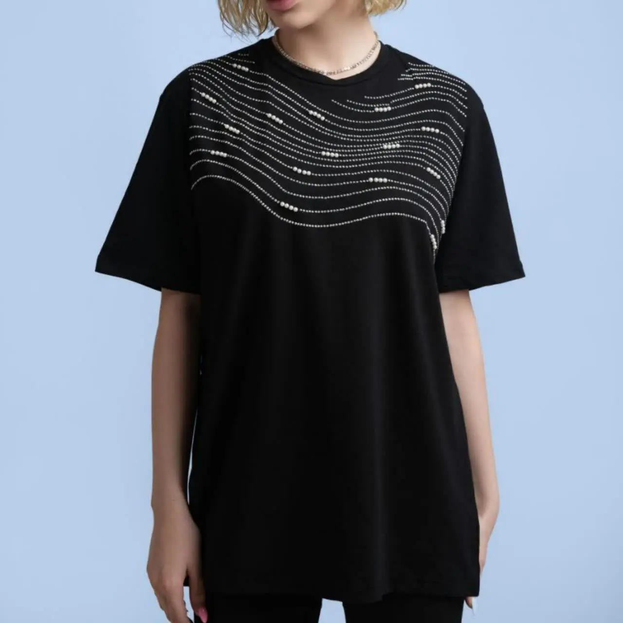 تیشرت نگین کوب زنانه🤩
