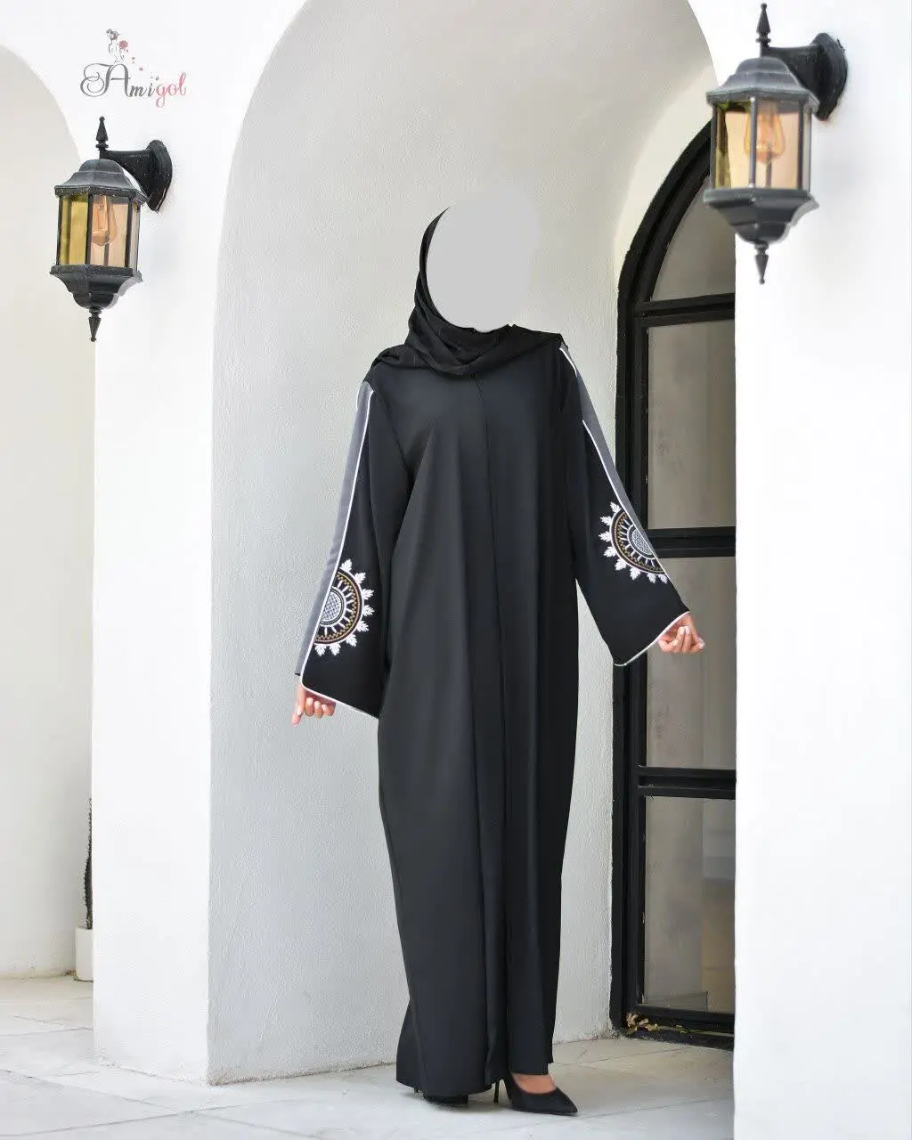 مانتو عبایی خورشید