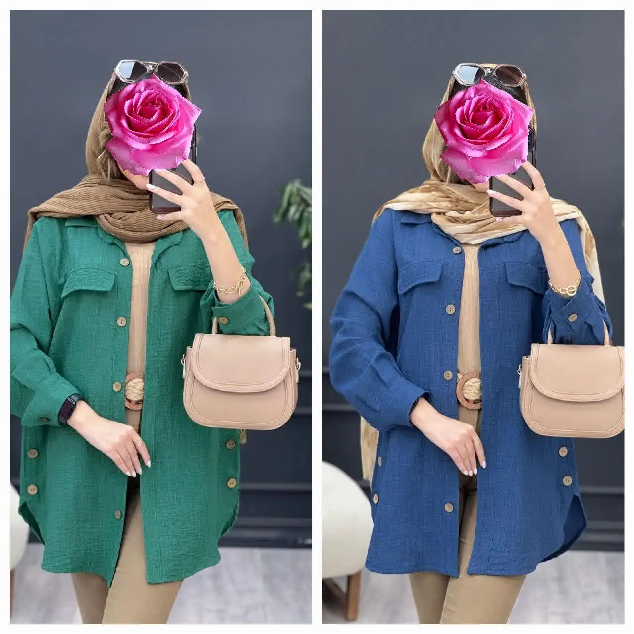 🛍نام: مانتوبغل دکمه آنا🌱
