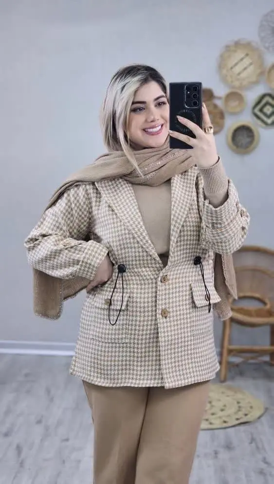 پالتو پیچازی یقه انگلیسی