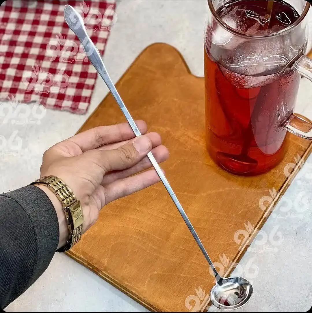 ✅#قاشق_و_ملاقه_پارچ_نقره‌ای🇨🇳 
