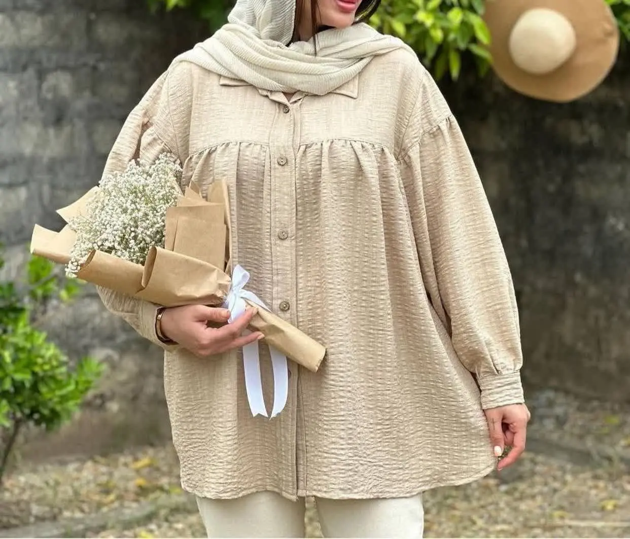 ❤️نام: مانتو قواره دار🌺 عیدااااانه 🌺مدل تابان
