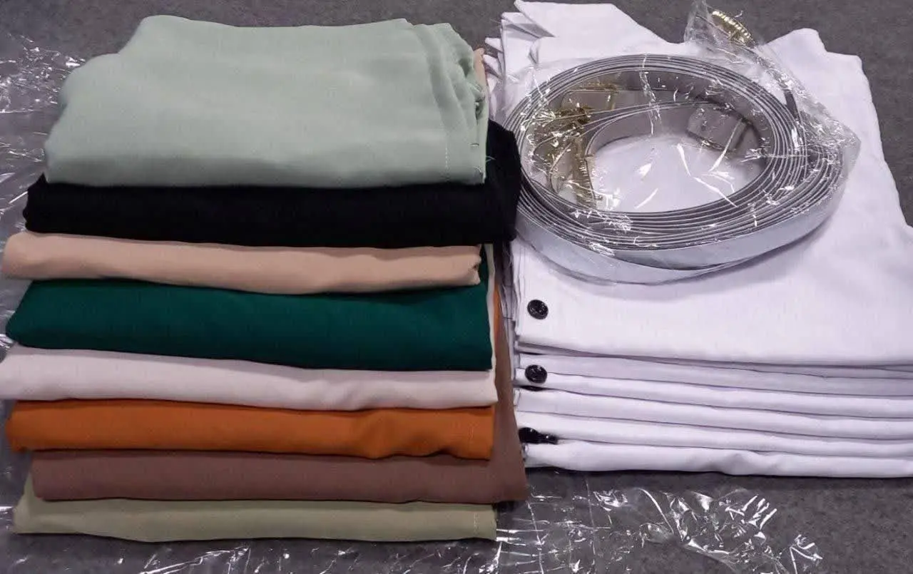 ست سه تیکه شومیز کمربند وست...