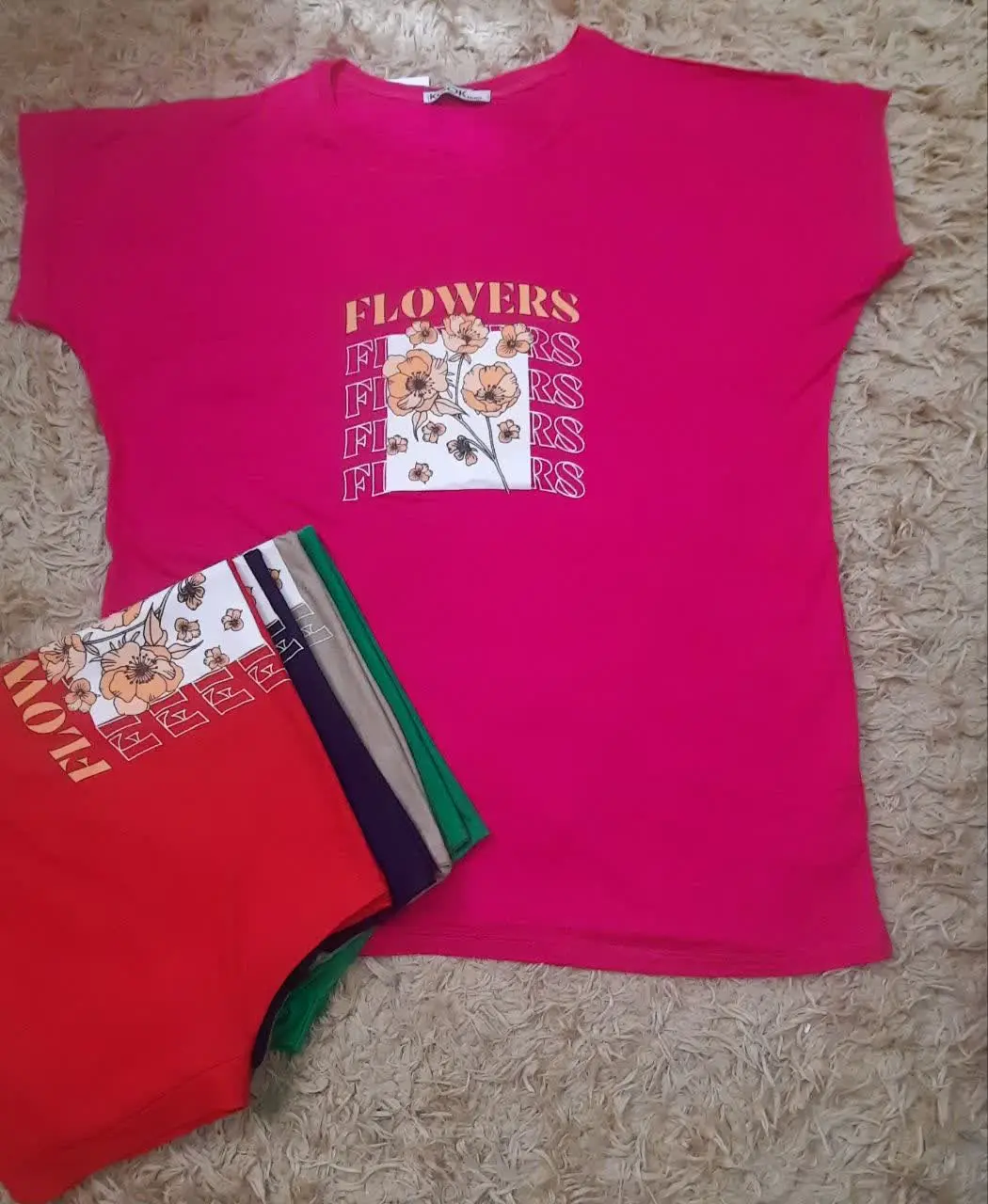 تی شرت قواره دار ویسکوز
