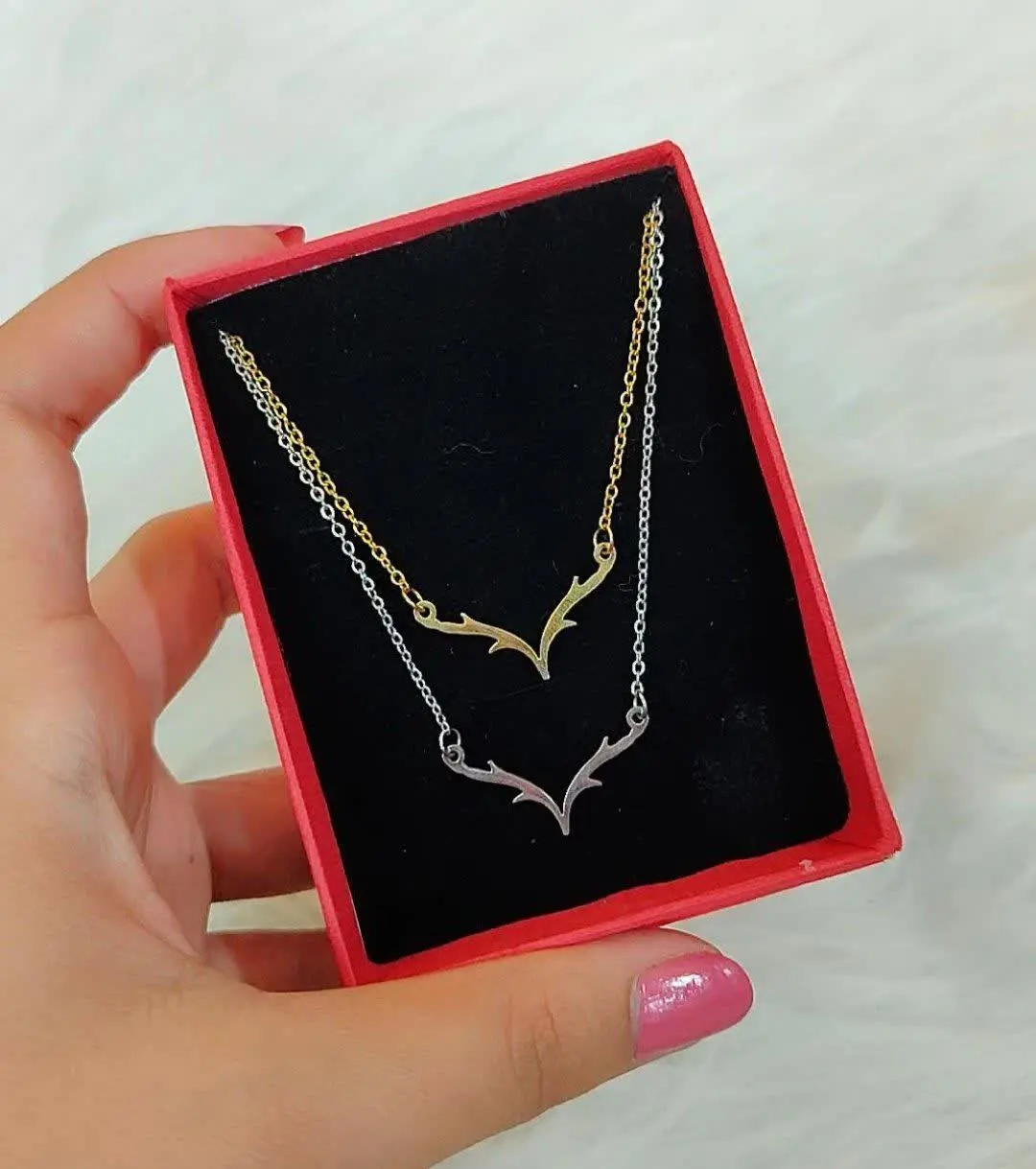 💍گردنبند شاخ گوزن ظریف و زی...