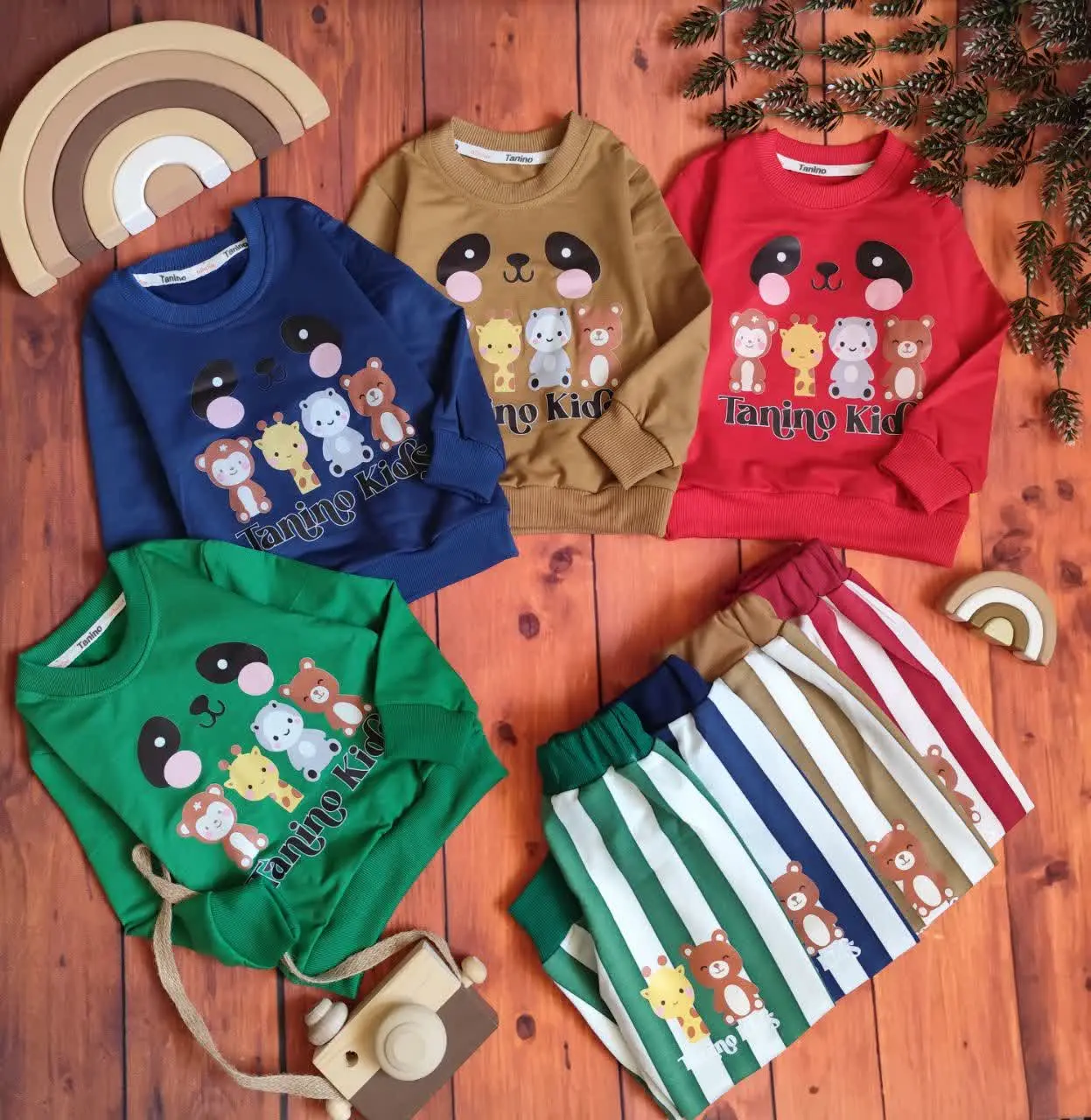 😍ست بلوز و شلوار طرح حیوانا...