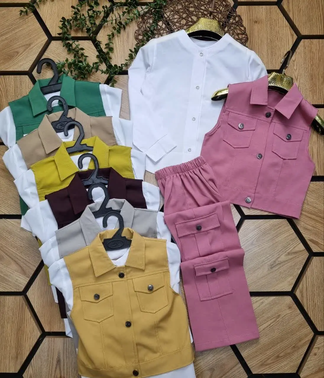 🌹۳تیکه (ژیله، شومیز، شلوارک...