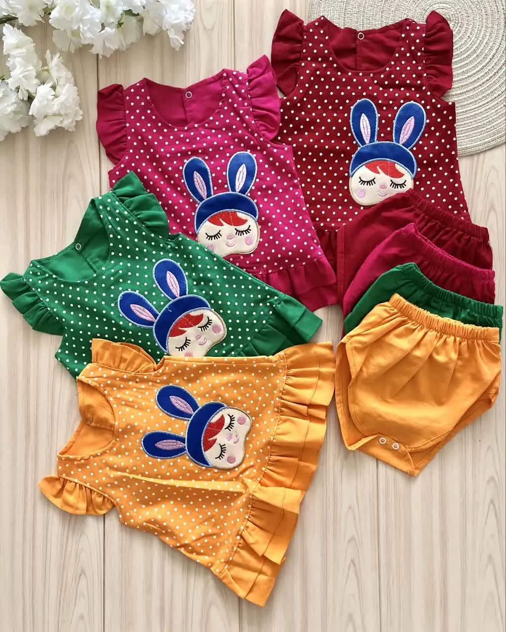 لباس دخترانه دو تیکه بهاره
