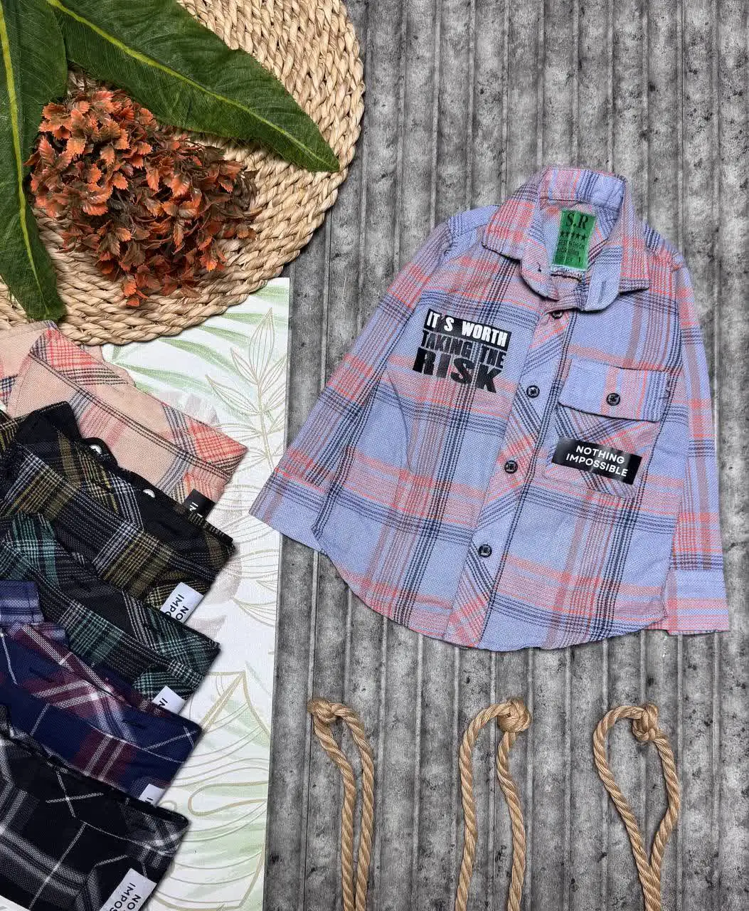 👔#پیراهن کنفی پسرانه👔
