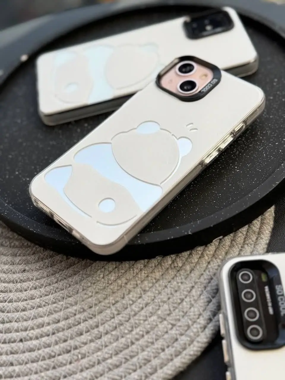 📱مدل قاب: قاب سوکول پاندا سفید مات مخصوص انواع #سامسونگ #شیائومی و #آیفون 
