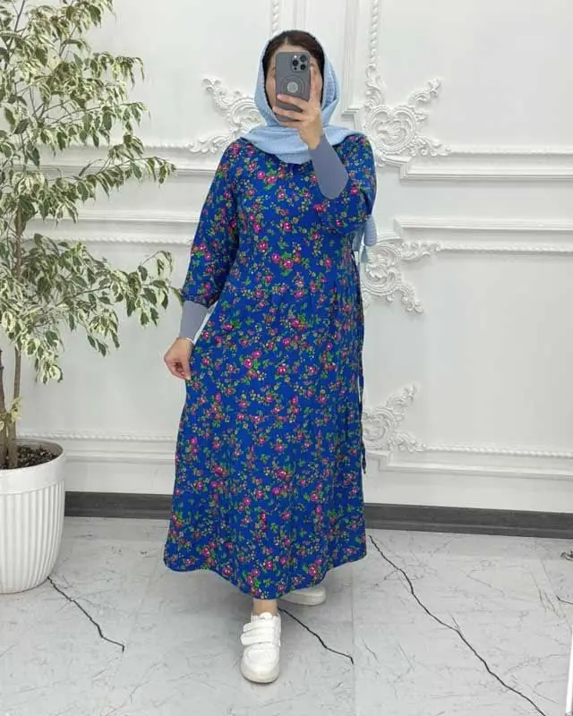 پیراهن ساحلی پفکی رز
