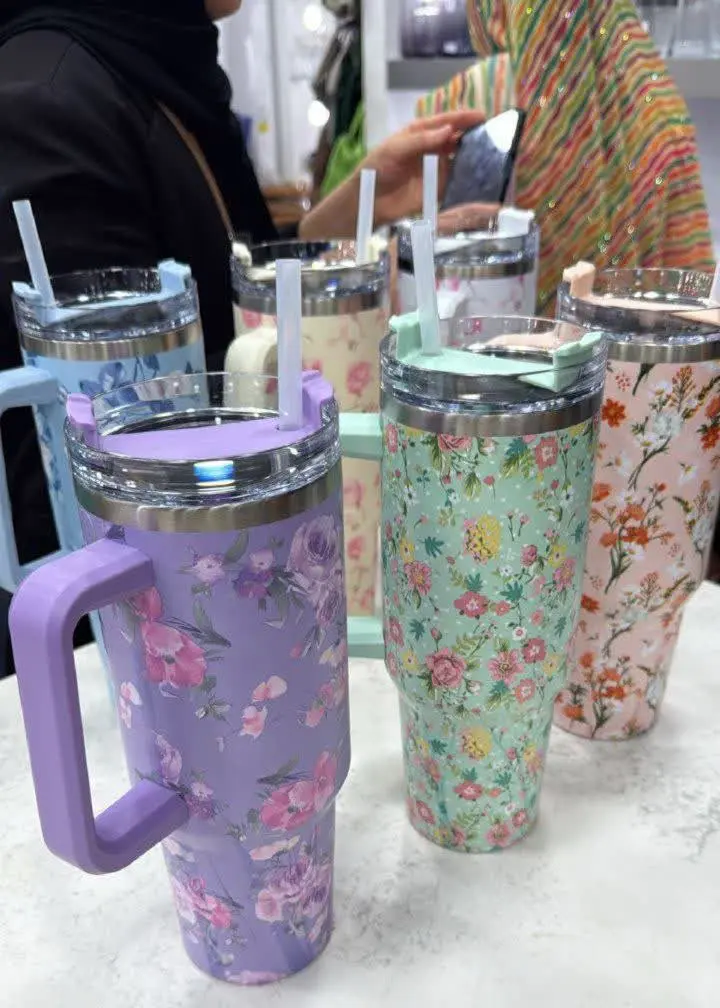 ✳️ ماگ استنلی گلدار