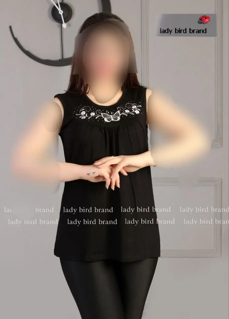 نام: تاپ جلوچین پروانه گلدوزی
