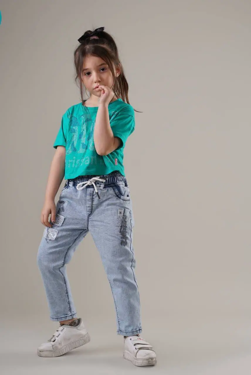 🔮شلوار جین مام فیت اسپرت🔮
