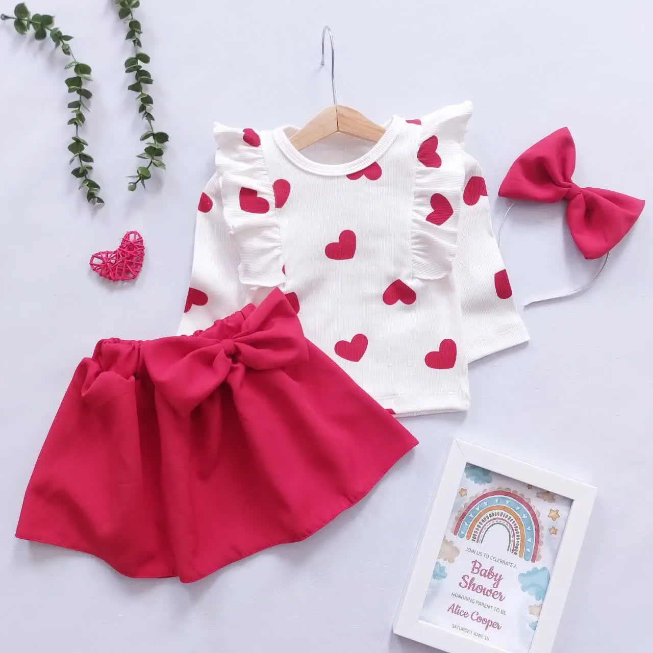 بلوز دامن قلبی و تل❤
