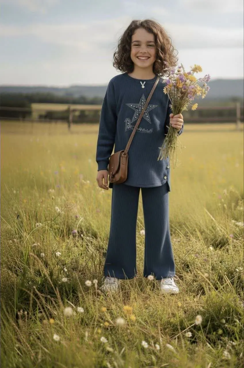 🎄 تونیک شلوار پارچه کریشه س...