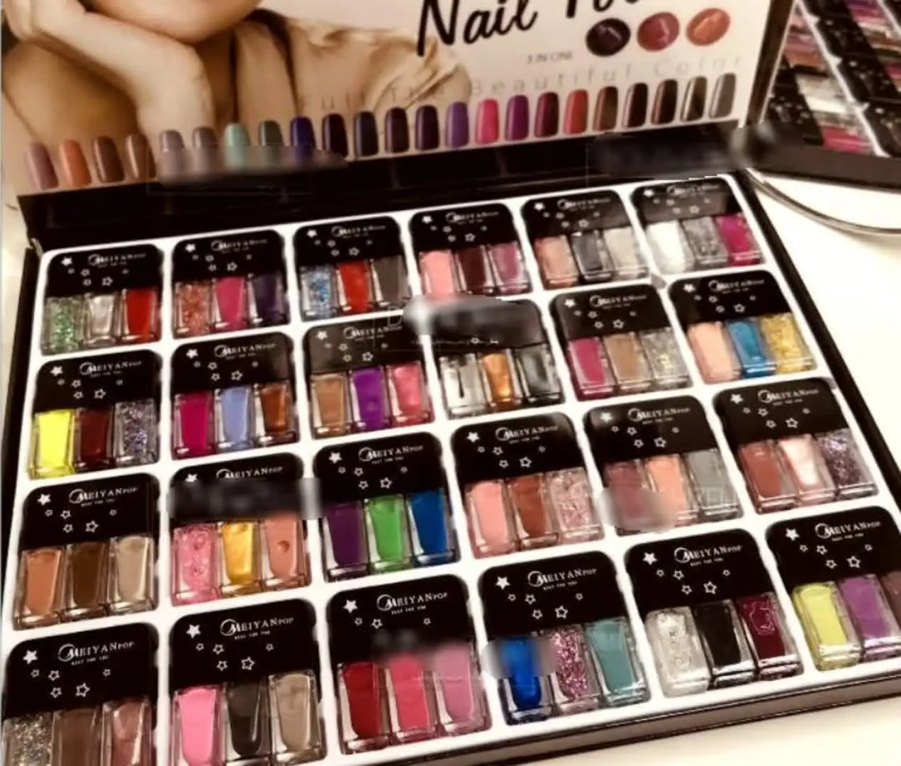 💅لاک ناخن سه قلو جدید 
