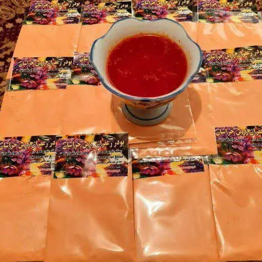 پودر زعفران ناب خراسان