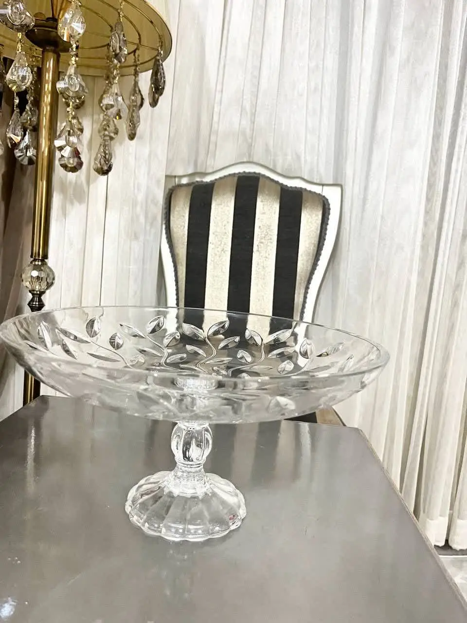 ظرف میوه پایه دارلاروس ایتالیا باقطر۳۳
