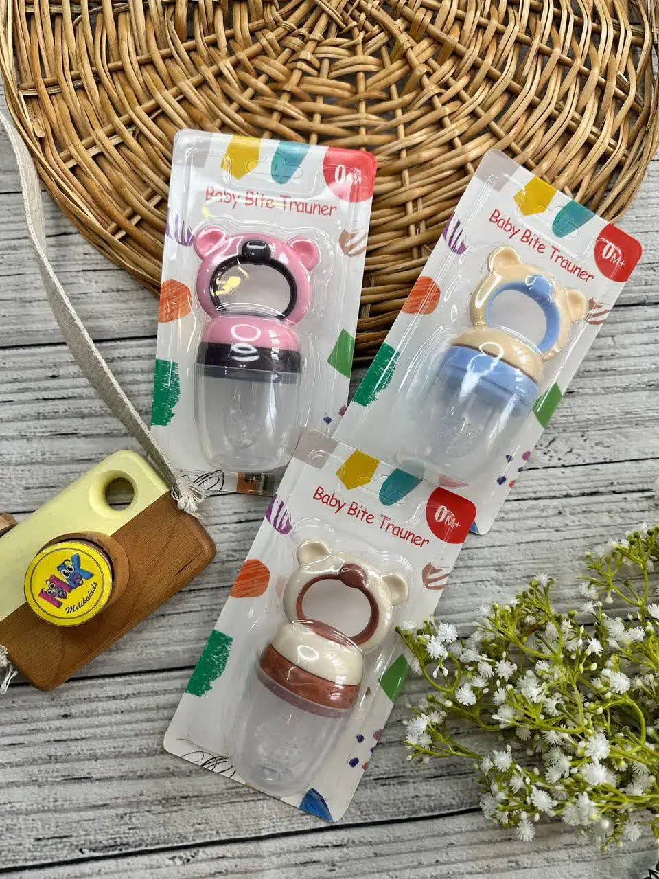 پستونک عصاره خوری و غذاخوری خرسی خارجی نوزادی و کودک کد ۴۱۱۰۰۷ 
