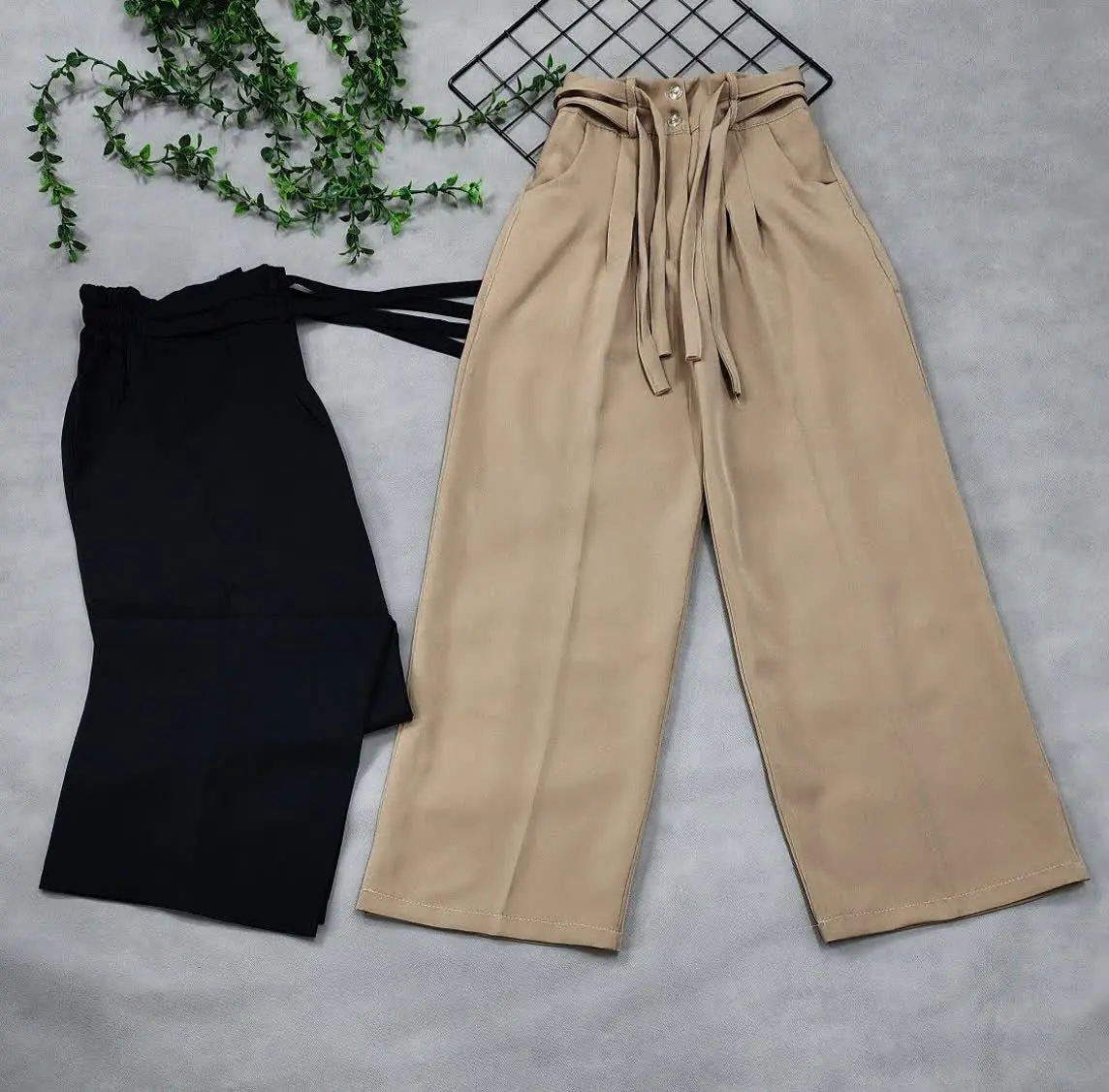 شلوار بگ بند دار