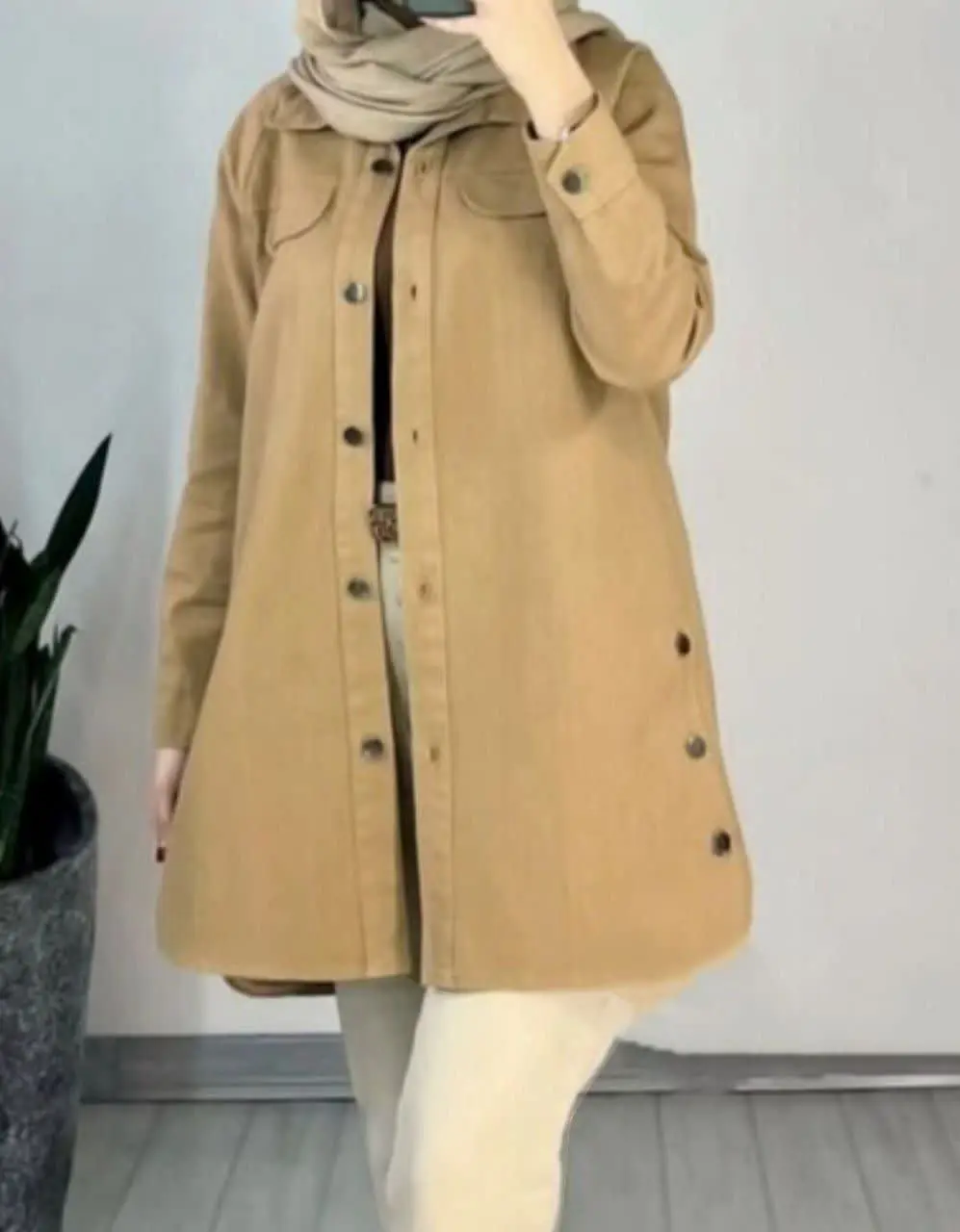 نام: تونیک مانتویی بغل دکمه